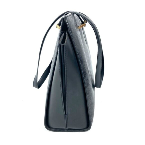 LOUIS VUITTON M52422 Epi Duplex Shoulder Bag Tote Bag Epi Leather Noir Black - Picture 4 of 15